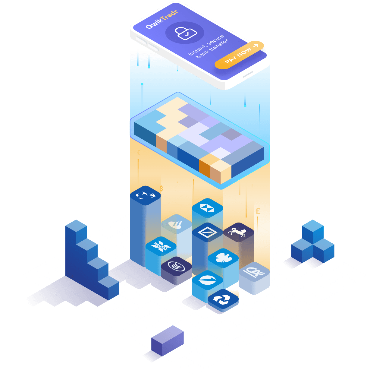 Easily integrate next-generation payments and financial data into any app.